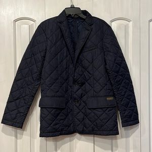 Polo Ralph Lauren quilted sports coat with suede detail